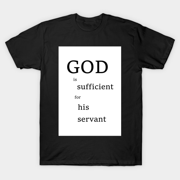 Divine Harmony: Discovering Contentment in Allah's Guidance T-Shirt by AvanDesign